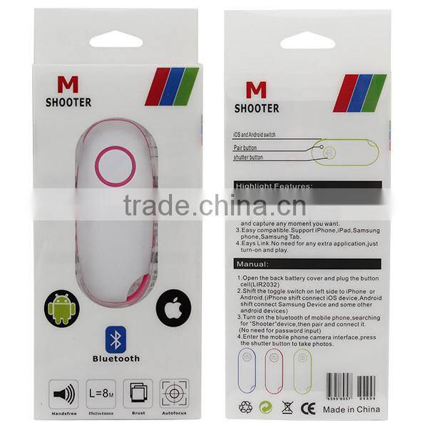 Wireless IOS Android Bluetooth Remote Control Camera Shutter Selfie