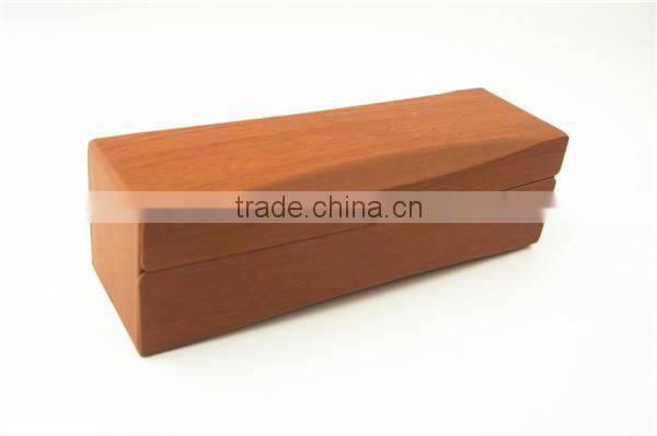 Leather Material Spectacle Glasses can be folding glasses case