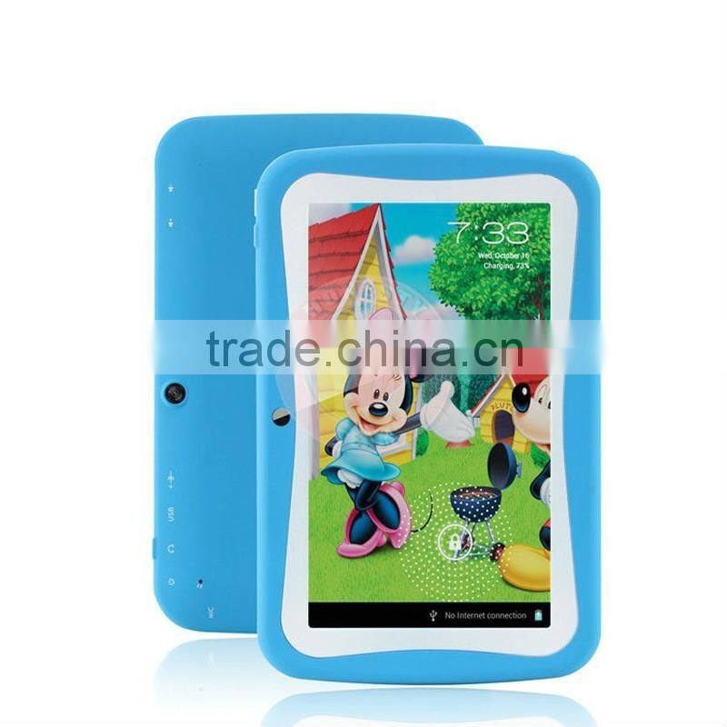 Kid Proof Silicone Kids 7 inch Tablet Case Quad Core Android 4.4.2 Good Quality Tablet PC android 4.2 Tablet For Gaming