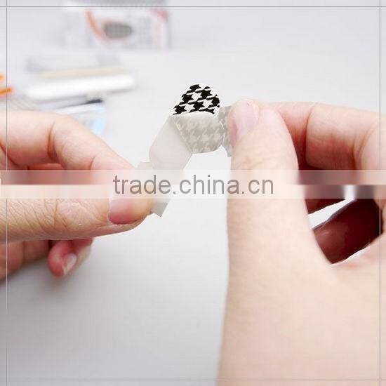 newest polish nail patch/nail art stickers/vinyl nail wraps