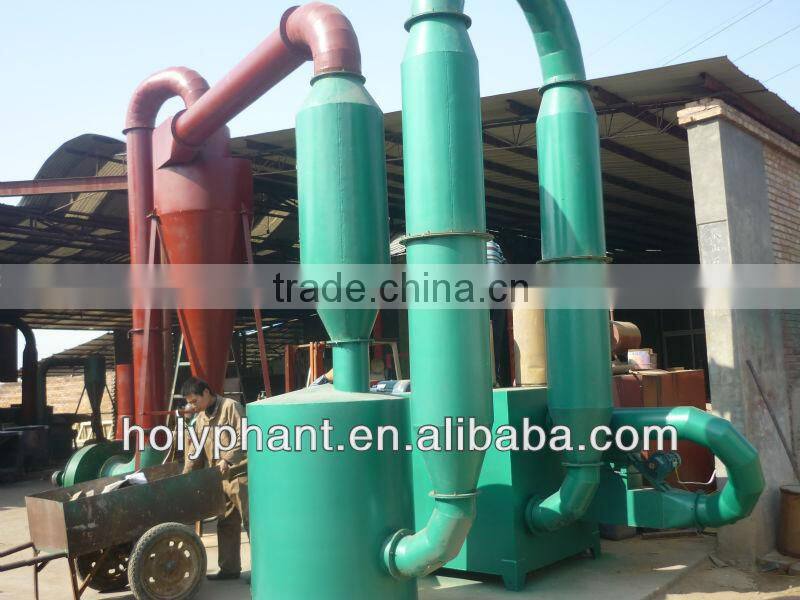 Sawdust dryer with two stoves for biomass briquette