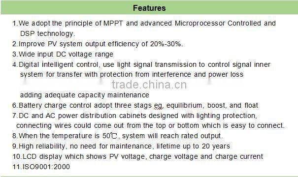 High quality MPPT solar charge controller 48VDC/40Amps for solar power system