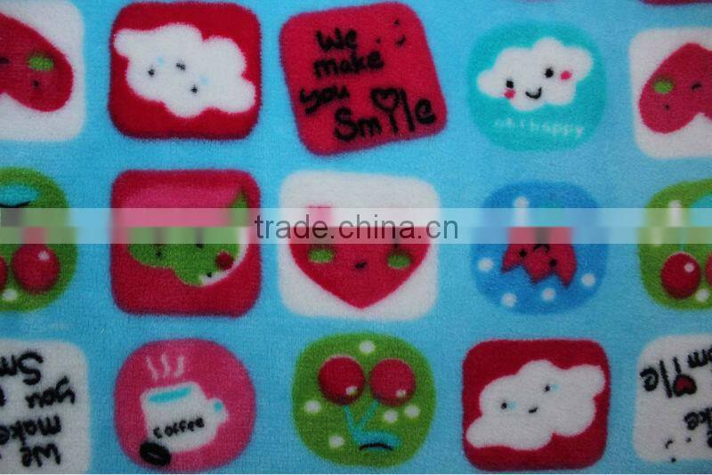 frog print flannel fleece fabric