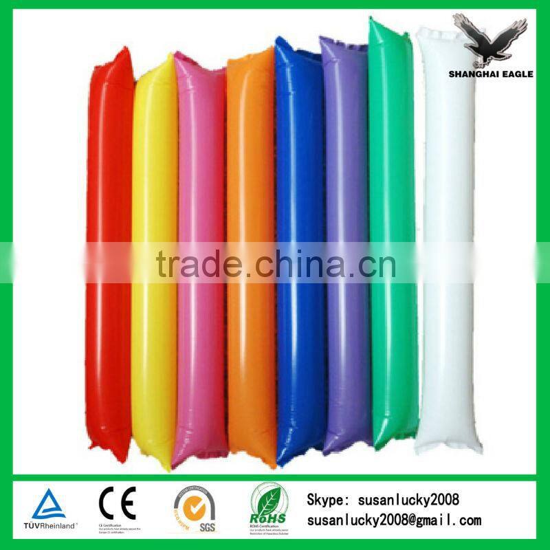Cheap Promotional Inflatable Cheering Stick with Your Logo Printed (directly from factory)