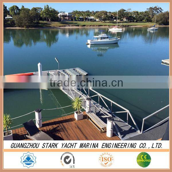 Plastic pontoon dry dock double system