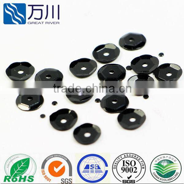 Green Round Loose Bulk cup Spangle Sequin Paillette with hole