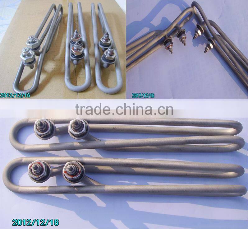 Tubular heating element for home appliance