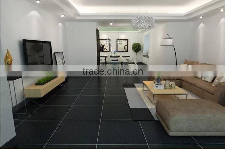 China supplier black rustic floor tile