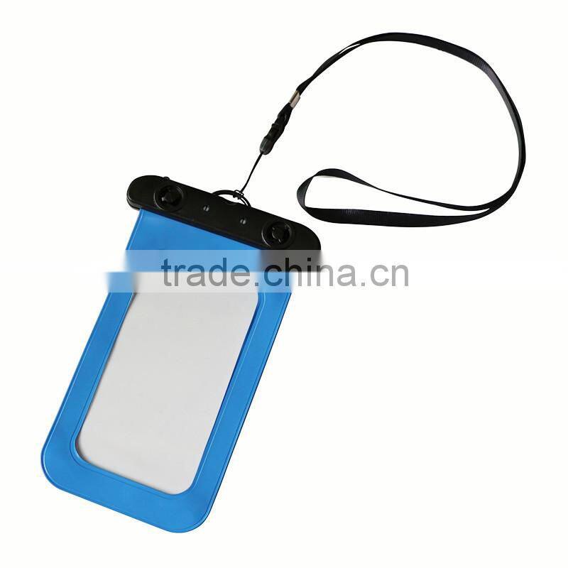 Touch screen clear PVC cell phone waterproof bag
