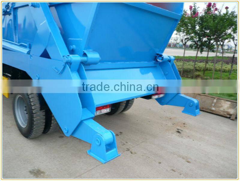 Dongfeng skip garbage truck with bins
