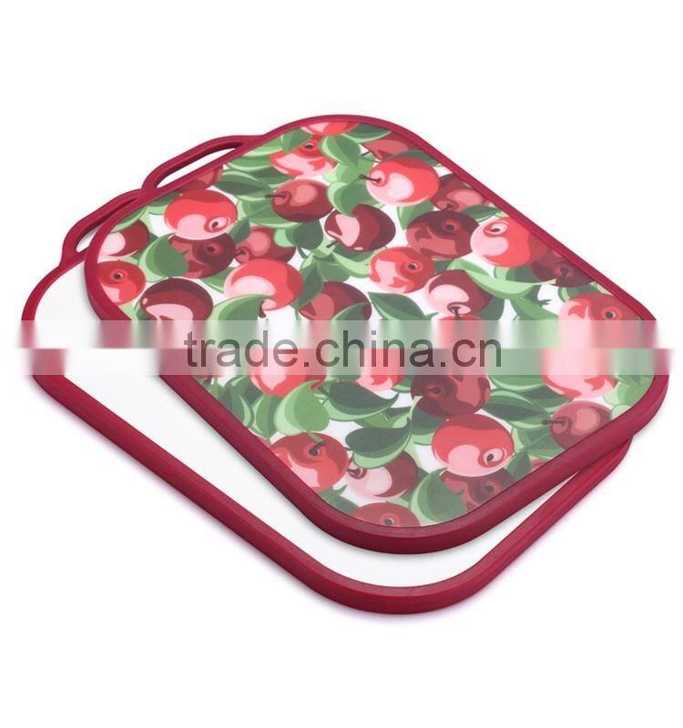 2016 new idea cutting board deco set with holder