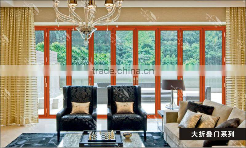 The latest residential design aluminum double-layer glass sliding door