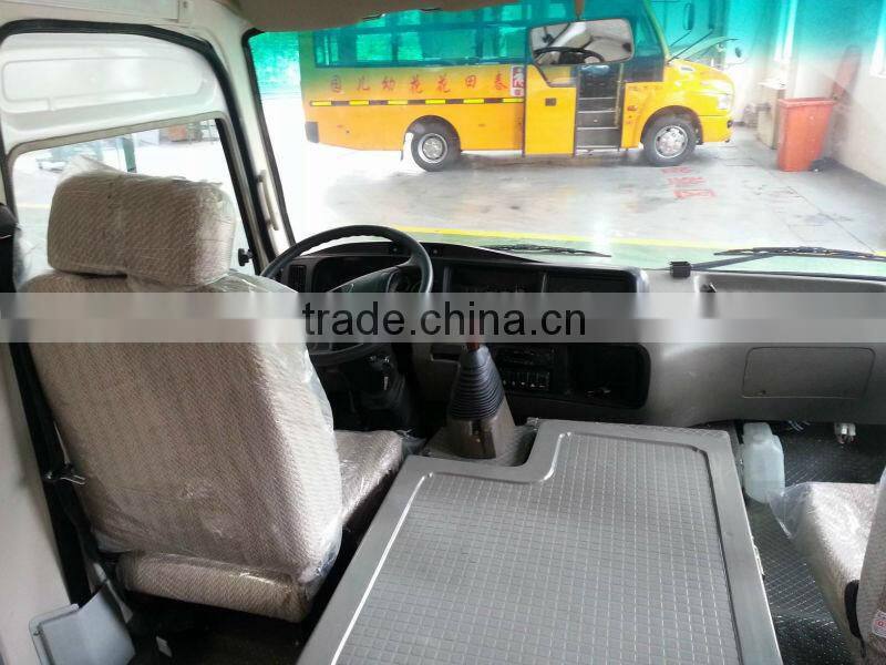 7m CNG engine toyota type coaster mini bus for sale