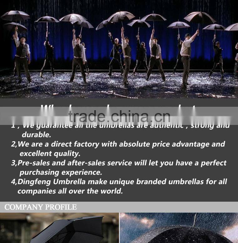 High quaity coffee garden line umbrella in China made