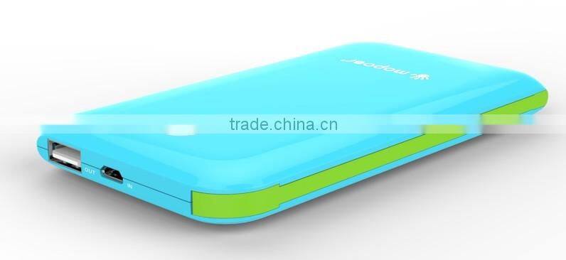 6600mah Li-Polymer battery portable power bank for cell phones with private label