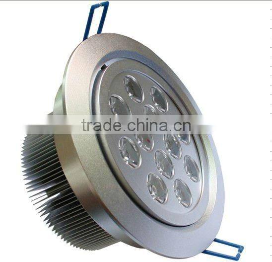 12W LED Ceiling Light, high bright energy saving down light, round ceiling spotlight