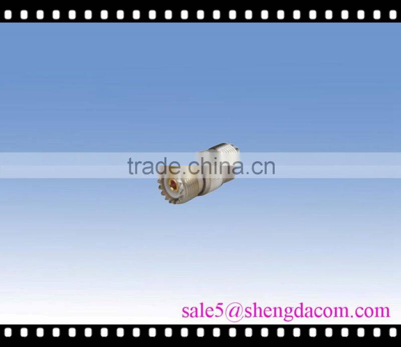 UHF FEMALE/SO239 to N FEMALE coaxial cable adaptor connector