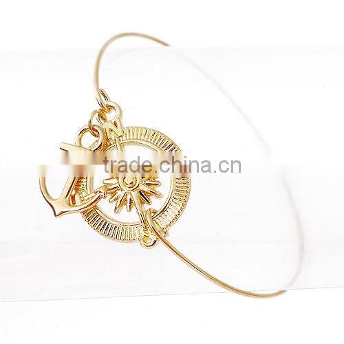 2015 NEW PRODUCTS!!Chinese suppiler latest fashion three chains link bracelet design gold chain bracelet