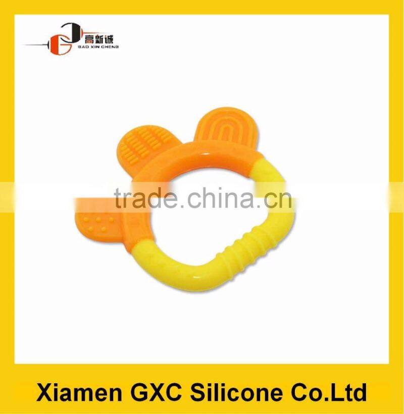 China Manufacturer silicone baby teether bpa free