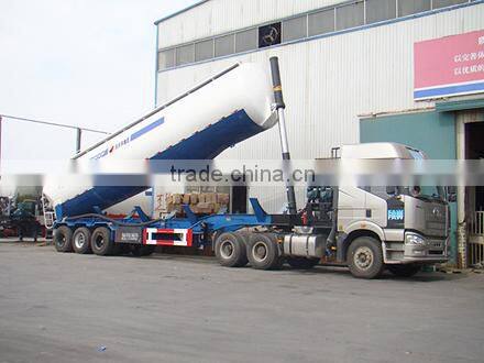 Tri-axle V shaped tank semi trailer to carry powder or flyash