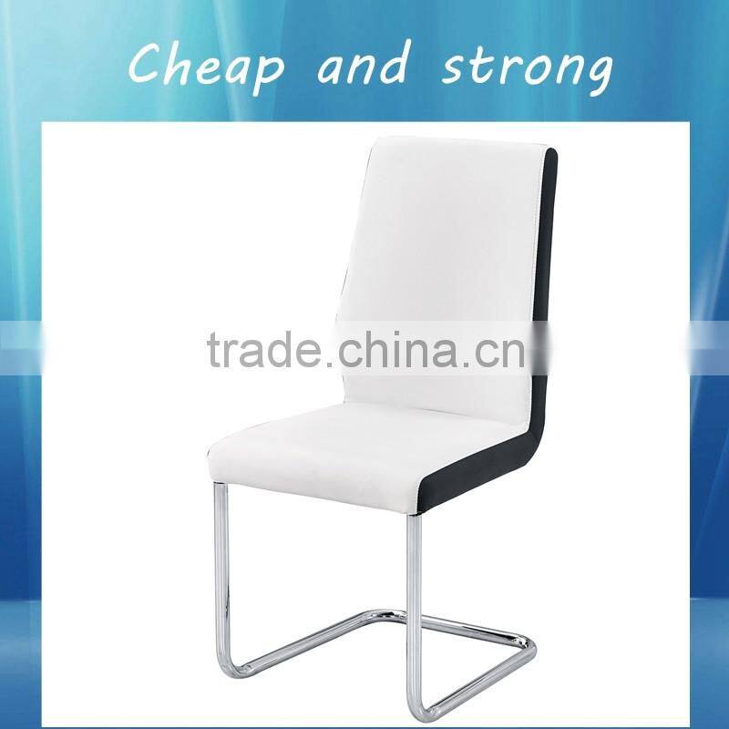 modern office furniture leather cover z shape dining chair