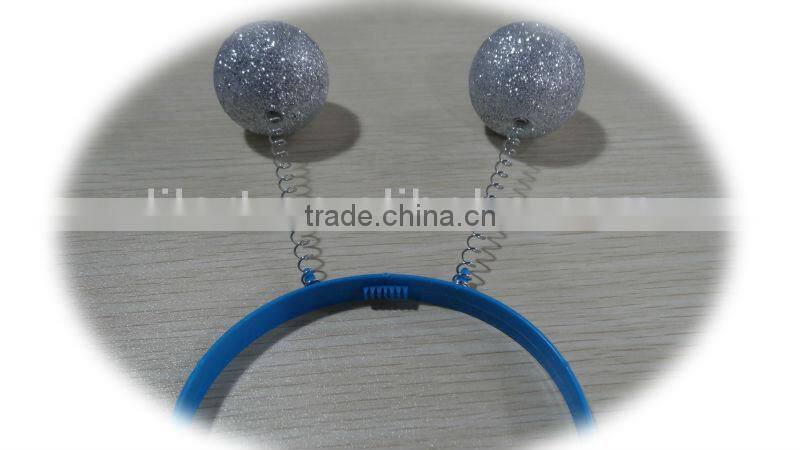 Head boppers with glitter ball & OEM accepted