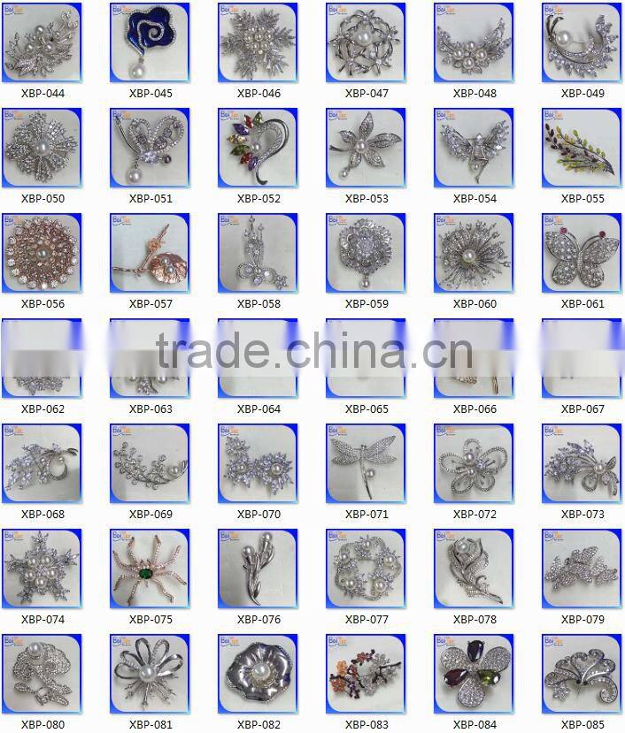 China Custom Fashion Swan Brooch/New Design Wedding Invitation Brooch Wholesale