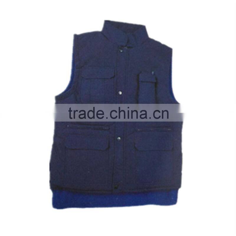 Padded Waterproof Working Vest with Multi Pockets