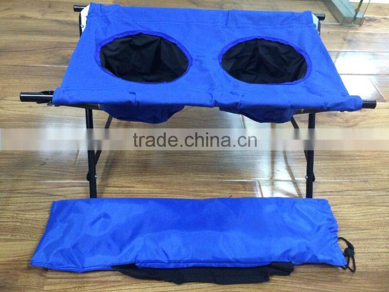 foldable dog travel diner travel pet food water bowl