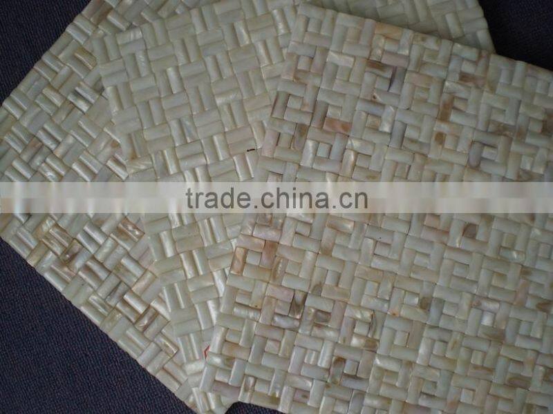 beauty natural dream color freshwater shell teeth mosaic wall tile seller