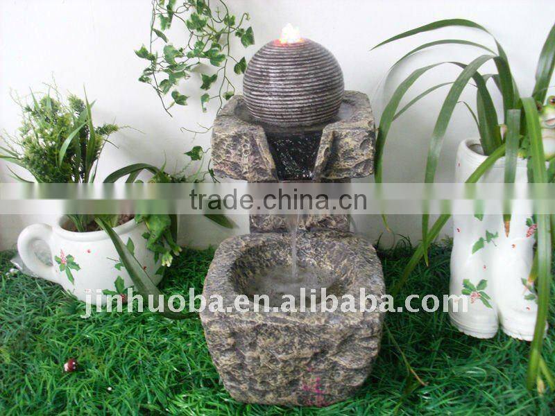Outdoor fountain resin mushroon water fountain