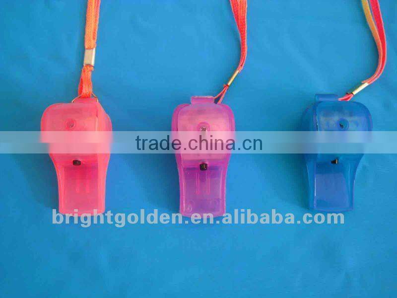 Led flashing whistle for promotion