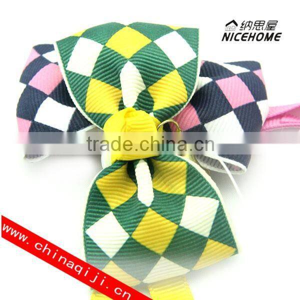 2014 Fashion New Style Colorful for pets bow tie and cummerbund