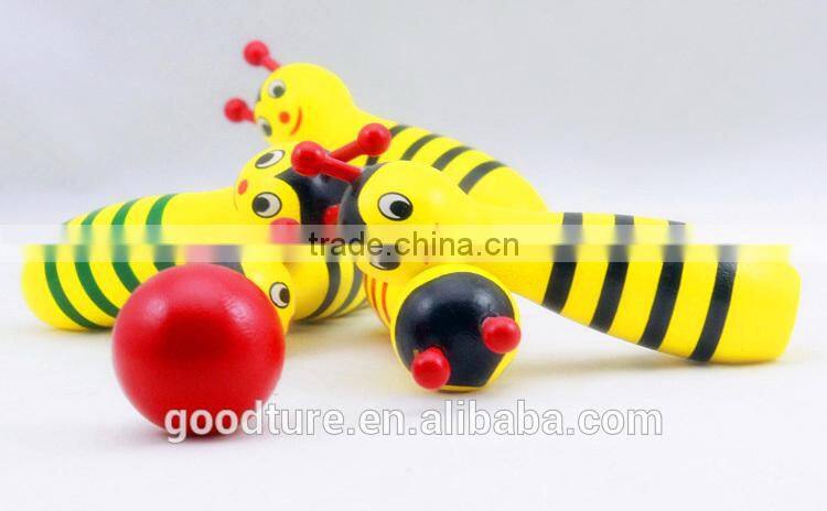 Wooden Bees Bowling Sporting Game