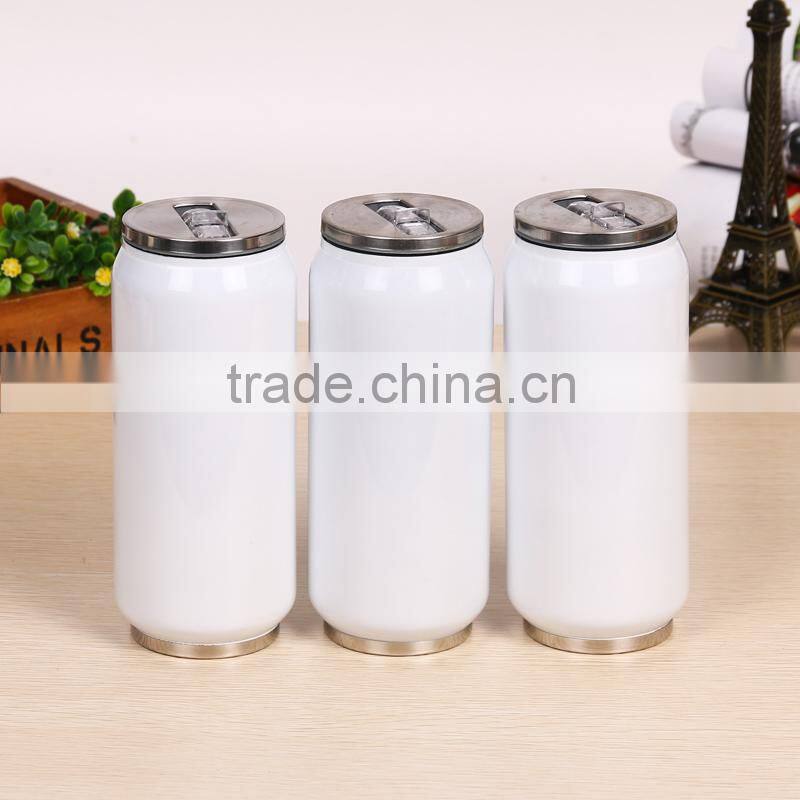 FDA passed stainless steel can shape vacuum water bottle