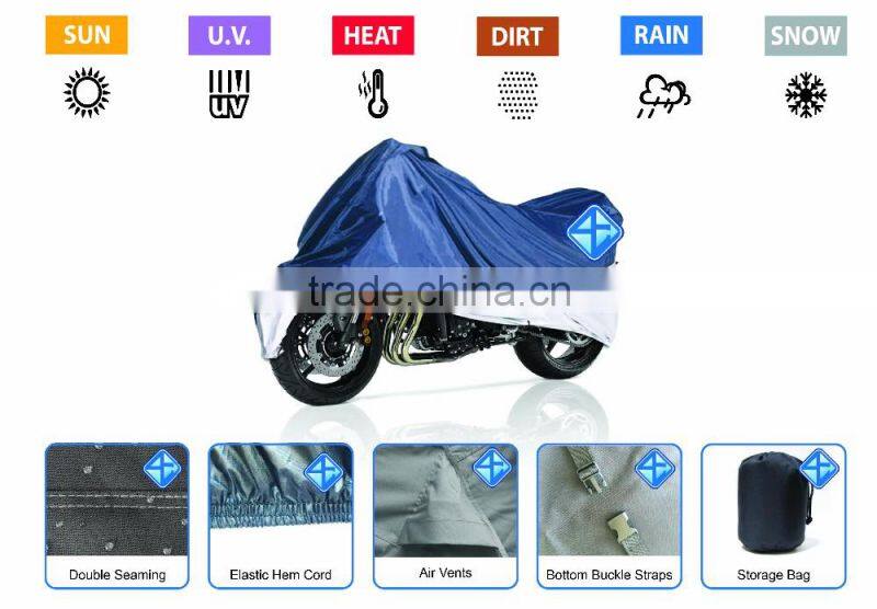 Mildew resistance motorcycle cover pattern
