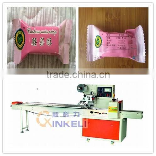 Cashew nuts crisp flow packaging machine