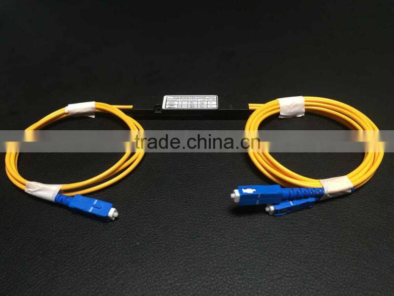 singal mode 1X2 ABS module FBT dual coupler with SC/UPC connector