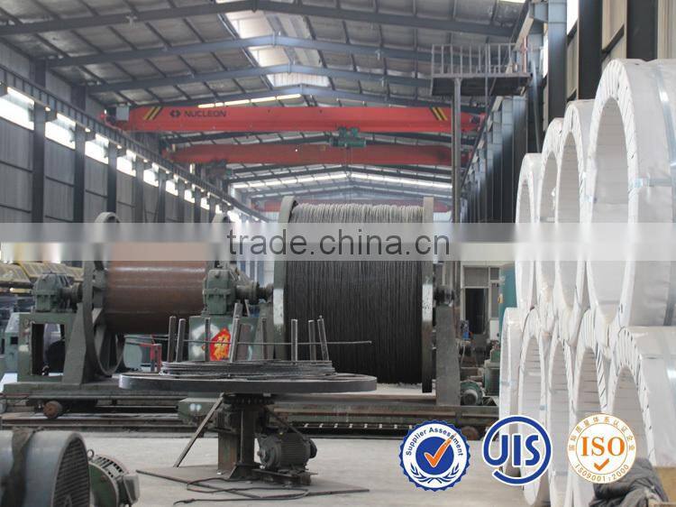 1*7 Wire Prestressed Concrete Unbounded Steel Strand