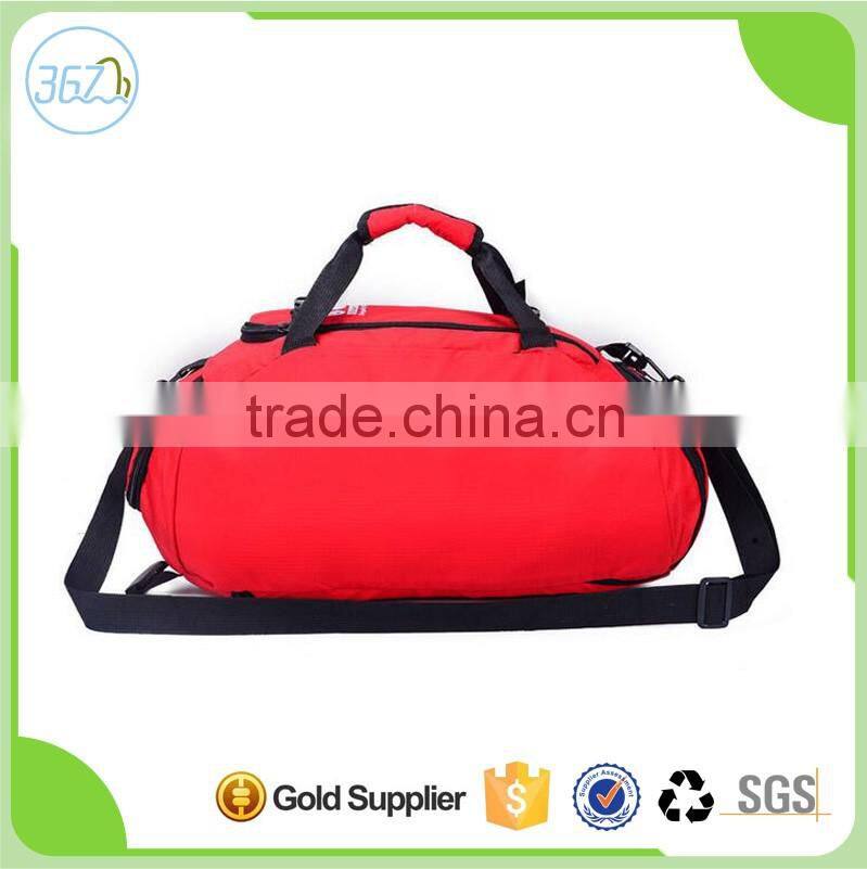 2016 Latest Design Nylon duffle bag folding Travel Bag with shoe compartments