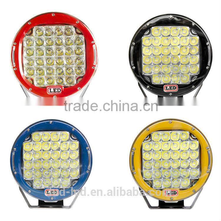 Truck tailer car Jeep 4x4 auto parts LED headlight type lighting,96W led driving light round,super brightness 96W LED work light