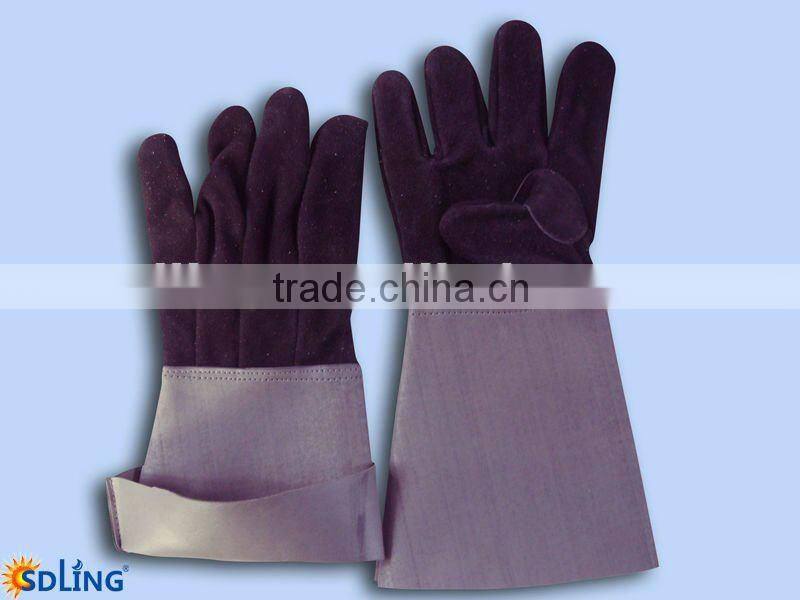 fully lined cow leather welding glove