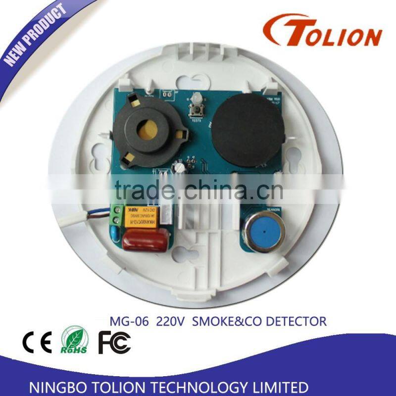 Small Gas Alarm Sensor Fixed Gas Detector for CO+Natural Gas