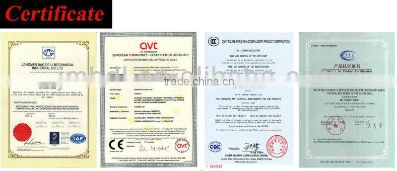 6kVA generator powered by HONDA BH8000DXE