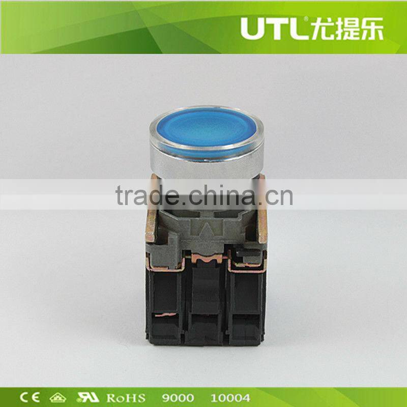 Illuminated LA110-B4-BW33-B5 110V,Screw Terminal,Twist Push Button Switch