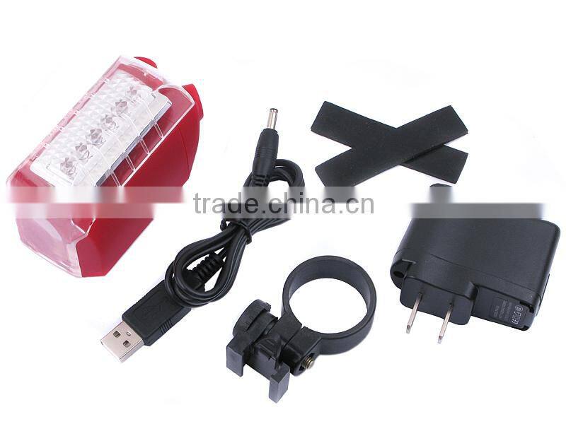 6 LED Bike projector safety tail led bicycle laser light