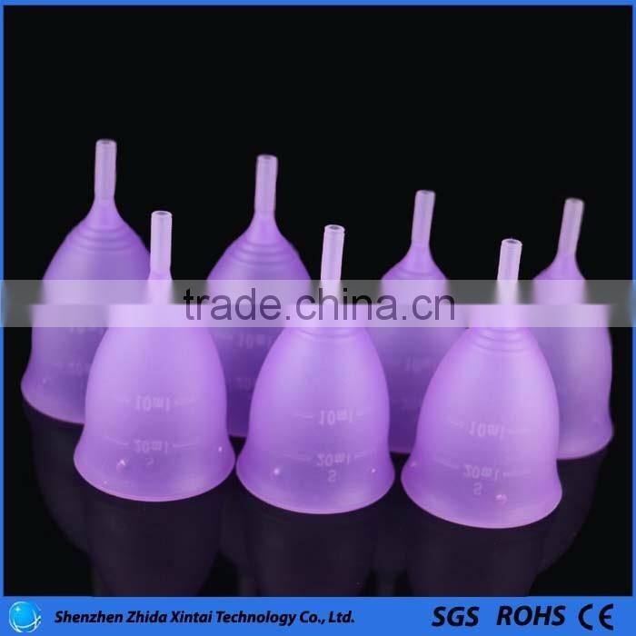 Reusable Soft Gental Silicone Menstrual Cups for Lady Menstruation Period