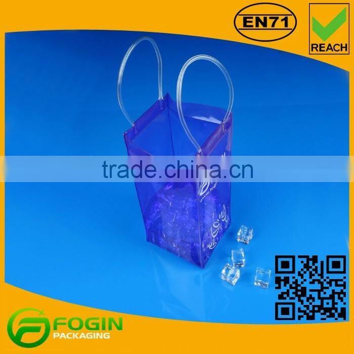 pvc ice wine cooler bag