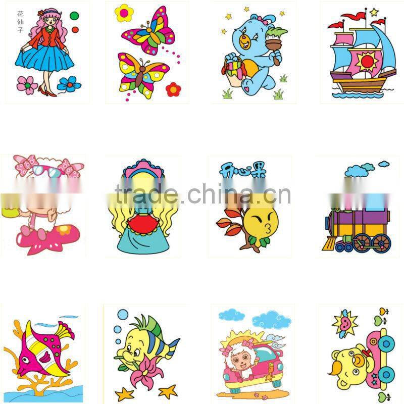 New design colorful sand art, sand art supplies, sand art kits