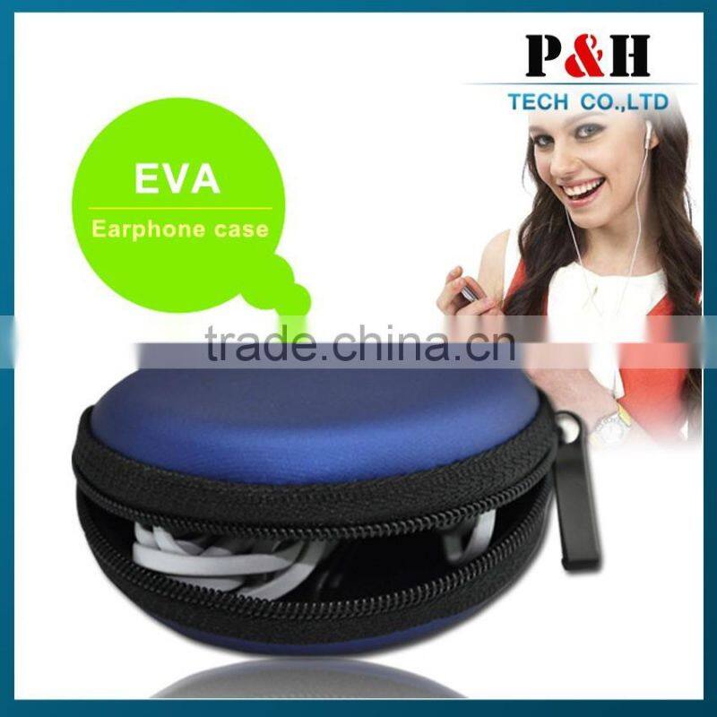 Eva hard protective earphone case , earphone carrying case